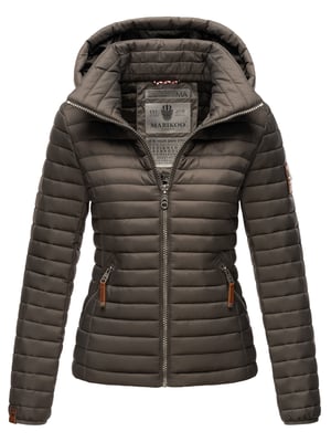 Marikoo Damen Steppjacke – Löwenbaby, leicht mit abnehmbarer Kapuze