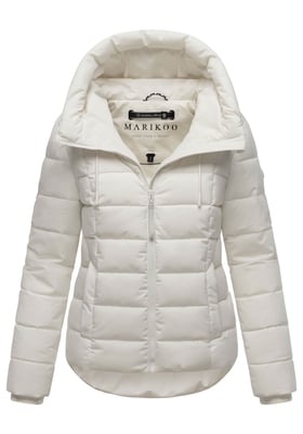 Marikoo Damen Steppjacke Tayenaa mit Kapuze & warmem Fleecefutter
