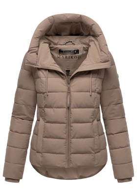Marikoo Damen Steppjacke Tayenaa mit Kapuze & warmem Fleecefutter