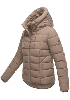 Marikoo Damen Steppjacke Tayenaa mit Kapuze & warmem Fleecefutter