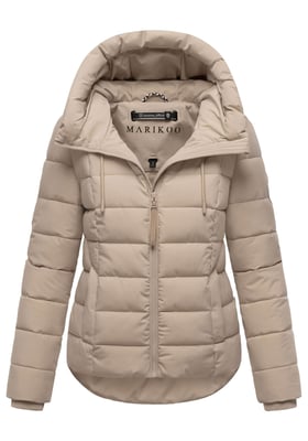 Marikoo Damen Steppjacke Tayenaa mit Kapuze & warmem Fleecefutter