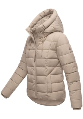 Marikoo Damen Steppjacke Tayenaa mit Kapuze & warmem Fleecefutter