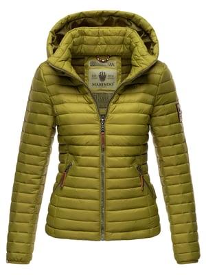 Marikoo Damen Steppjacke – Löwenbaby, leicht mit abnehmbarer Kapuze