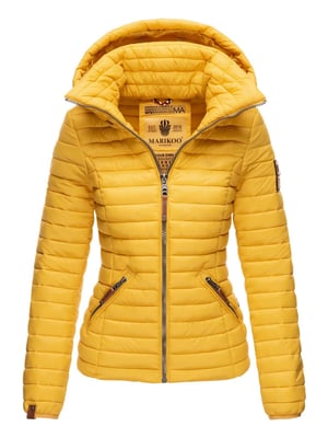 Marikoo Damen Steppjacke – Löwenbaby, leicht mit abnehmbarer Kapuze