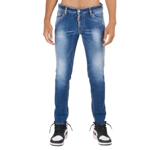 DSquared2 Herren Cropped Slim Jeans (Blau)