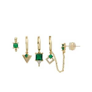 US Polo Assn Jewellery Charlotte Gelbgold-Ohrringe