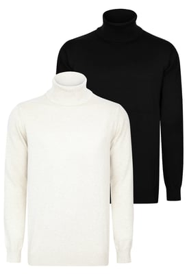Pullover Rollkragenpullover 2Er-Pack