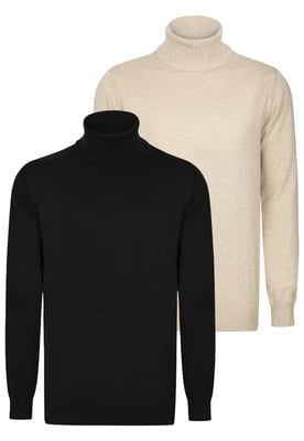 Pullover Rollkragenpullover 2Er-Pack