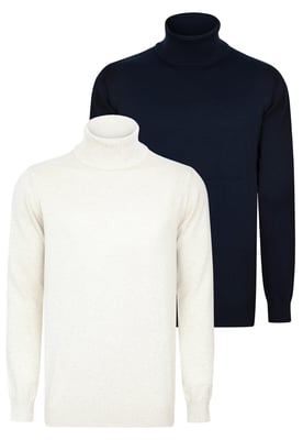 Pullover Rollkragenpullover 2Er-Pack