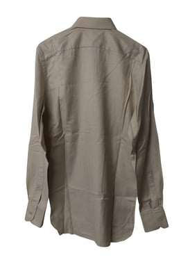 Gucci Button-Down-Hemd aus beiger Baumwolle
