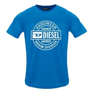 Diesel Herren Hardware Circle T-Shirt (Blauer Saphir)