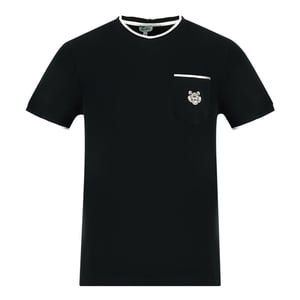 Schwarzes T-shirt Mit Kenzo-logo Auf Der Tasche