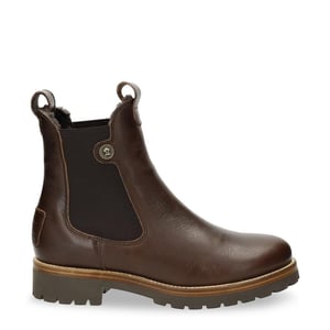 Panama Jack Francesca B13 Chelsea-Stiefel für Damen aus braunem Leder