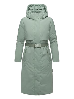 Navahoo Damen Winterparka WALDBUMMLER – wetterfest & stilvoll mit Taillengürtel