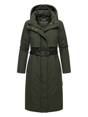 Navahoo Damen Winterparka WALDBUMMLER – wetterfest & stilvoll mit Taillengürtel