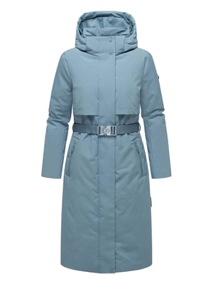 Navahoo Damen Winterparka WALDBUMMLER – wetterfest & stilvoll mit Taillengürtel
