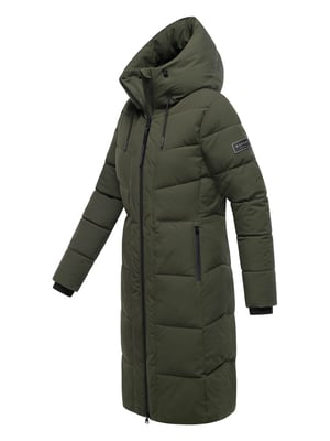 Navahoo Damen Winter Steppmantel SCHOKOKUSS – elegant, warm & funktional