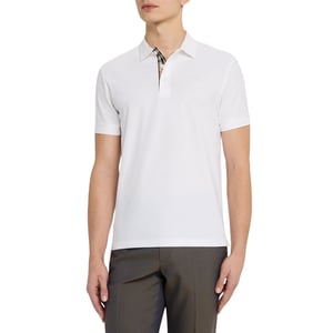Burberry - Eddie Ekd - Weißes Poloshirt