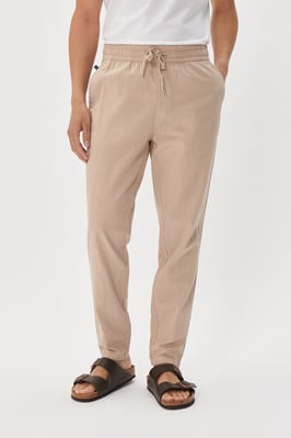 Casual Hose MALinen Casual Hose Gerade Passform