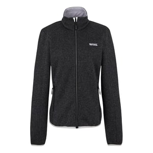 Regatta Damen Newhill Full Zip Fleecejacke (Schwarz/Oyster Mushroom)