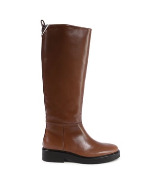 Knöchellange Lederstiefel