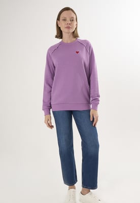 Sweatshirt Basic Rundhals Sweatshirt