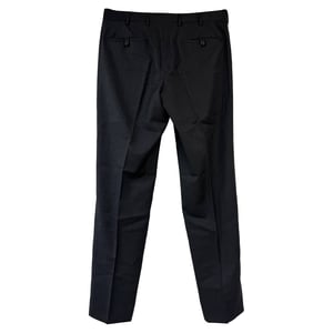 Prada Straight Leg-Hose aus schwarzer Wolle
