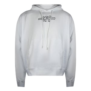 Off-white Off Line Skate Hoodie Weiß