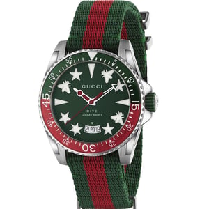 Gucci YA136339 40-mm-Tauchuhr für Männer - stilvoll und robust