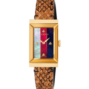 Gucci YA147402 G-Frame Damenuhr mehrfarbig