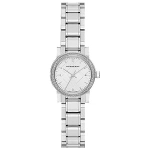 Burberry BU9220 Damen Diamantuhr - 26mm Edelstahl Eleganz