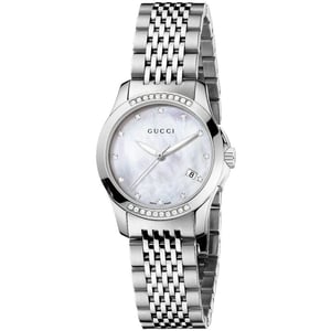 Gucci YA126510 G-Timeless Perlmutt Damenuhr