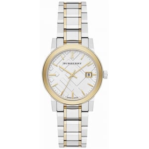 Burberry Ladies Two Tone The City Watch BU9115 - Eleganter Zeitmesser