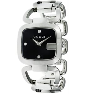 Gucci YA125406 G-Timeless Diamanten Schwarz Damenuhr