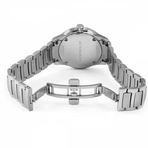 Burberry BU10004 Silberne Herrenuhr aus Edelstahl