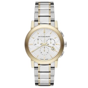 Burberry Die Stadt Unisex zweifarbige Chronograph Uhr BU9751
