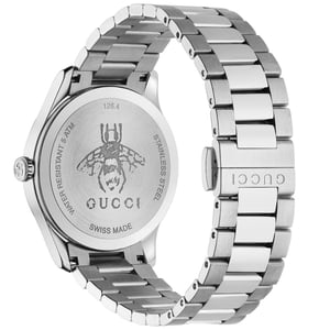 Gucci G-Timeless 38mm Unisex-Edelstahluhr - YA1264126