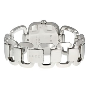 Gucci YA125405 G Damenuhr mit blauem Zifferblatt, 30 mm, aus Edelstahl