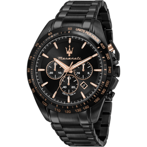 Maserati R8873612048 Traguardo Chronograph Herrenuhr mit schwarzem Zifferblatt