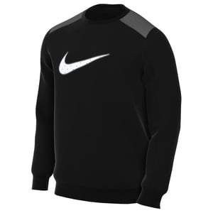 Nike - Schwarzer Pullover Mit Großem Swoosh-logo