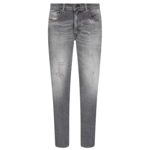 Diesel Herren 1979 Sleenker Ausgefranste Jeans (Grauer Denim)