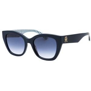 Tommy Hilfiger - gestreift-Sonnenbrille für Damen (Dunkelblau)