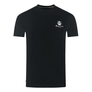 Aquascutum - "London Aldis" T-Shirt für Herren (Schwarz)