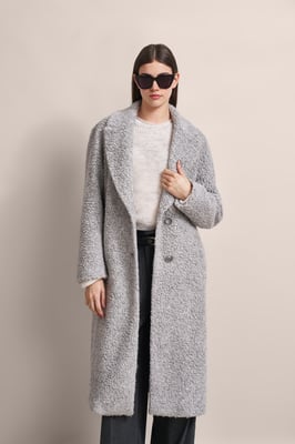 Bugatti Damen Mantel mit leicht überschnittener Silhouette