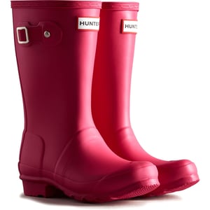 Hunter Junior Originals Gummistiefel Kinder Helle Pink Wellingtonstiefel