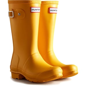 Hunter Junior Originals Gummistiefel Kinder Hunter Gelb Wellington Stiefel