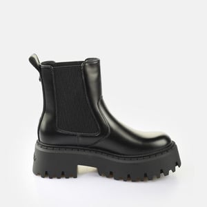 Buffalo Aspen Chelsea Damen Schwarze Stiefel