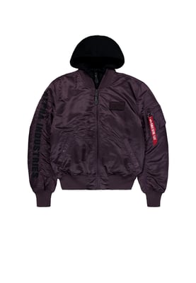 MA-1 D-Tec Sleeve Embroidery Bomber Jacket