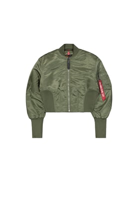 Waisted MA-1 Bomber Jacket Women