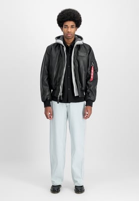 MA-1 D-Tec Kunstleder Bomberjacke
